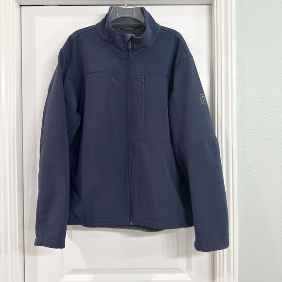 Tumi Tech Jacket Logo Utility Windbreaker Coat Outdoors Fleece Lined Size XL - Picture 10 of 10